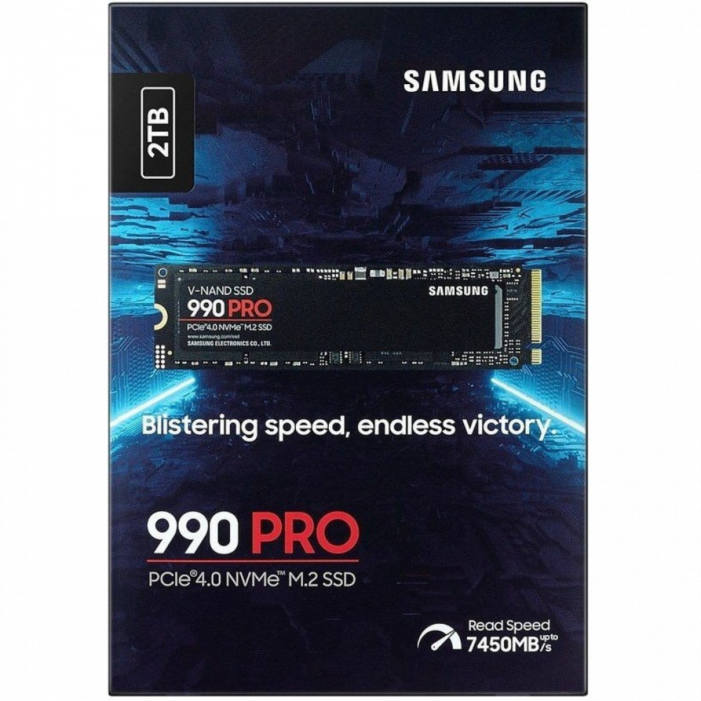 Жесткий диск Samsung 990 PRO MZ-V9P2T0BW SSD (твердотельные), 2 ТБ, M.2, PCIe - миниатюра 8