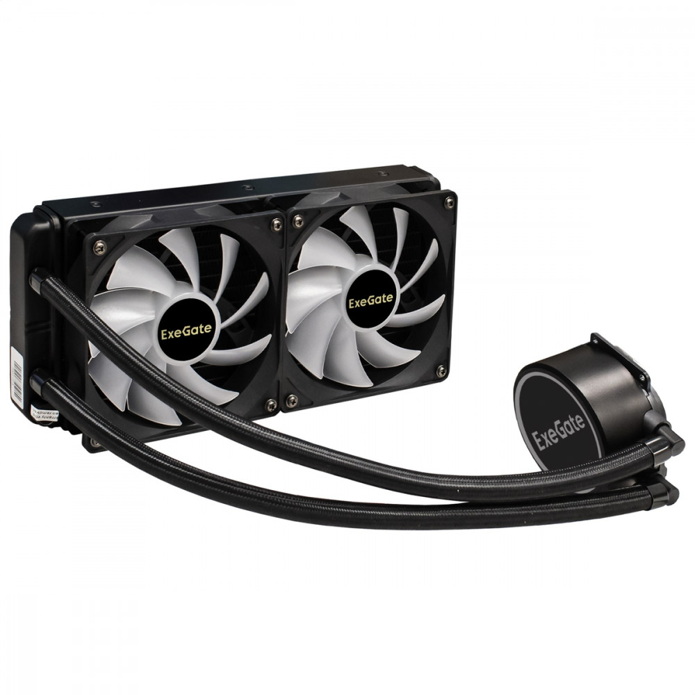 Система охлаждения ExeGate BlackWater-240V2.PWM.RGB EX293457RUS Для процессора - миниатюра 7