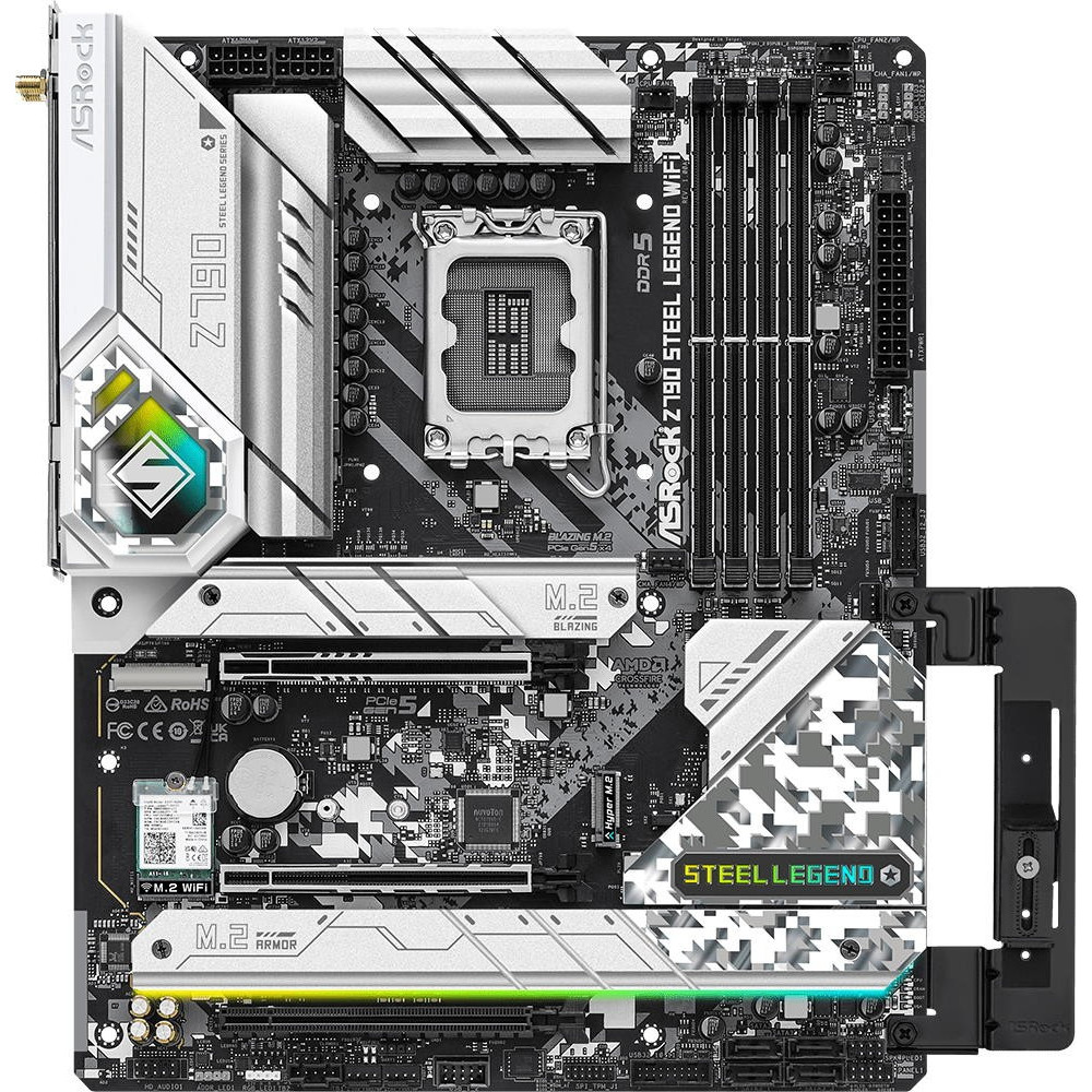 Материнская плата ASRock Z790 Steel Legend WiFi ATX, LGA 1700 - миниатюра 6
