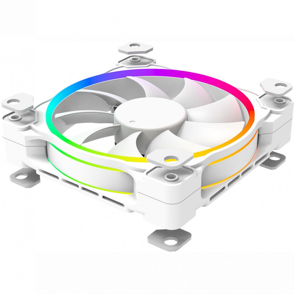 Система охлаждения ID-Cooling ID-FAN-ZF-12025-ARGB-TRIO-SNOW Для системного блока - миниатюра 9