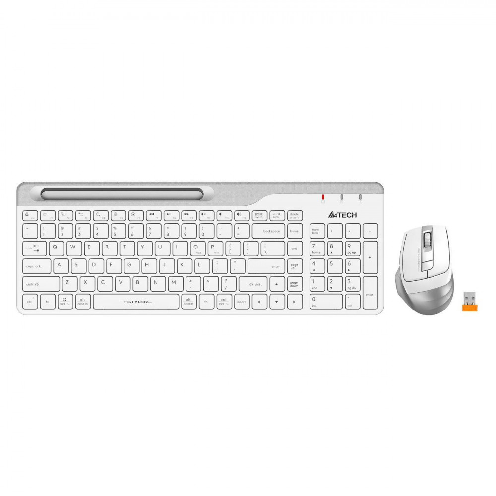 Клавиатура + мышь A4Tech FB2535C ICY WHITE - миниатюра 5