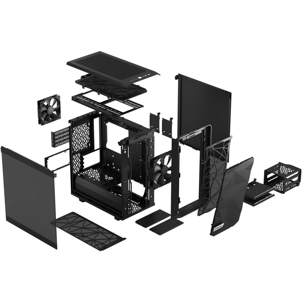 Корпус FRACTAL DESIGN Meshify 2 Mini Black TG Dark Tint FD-C-MES2M-01 Mid-Tower - миниатюра 10