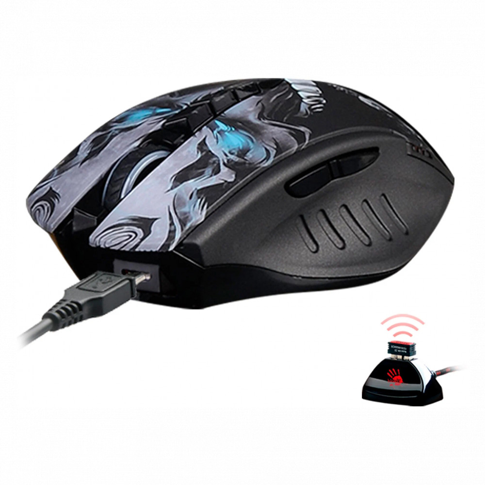 Мышь A4Tech Bloody R80 Plus Skull R80 PLUS (SKULL) Игровые, Беспроводная - миниатюра 5