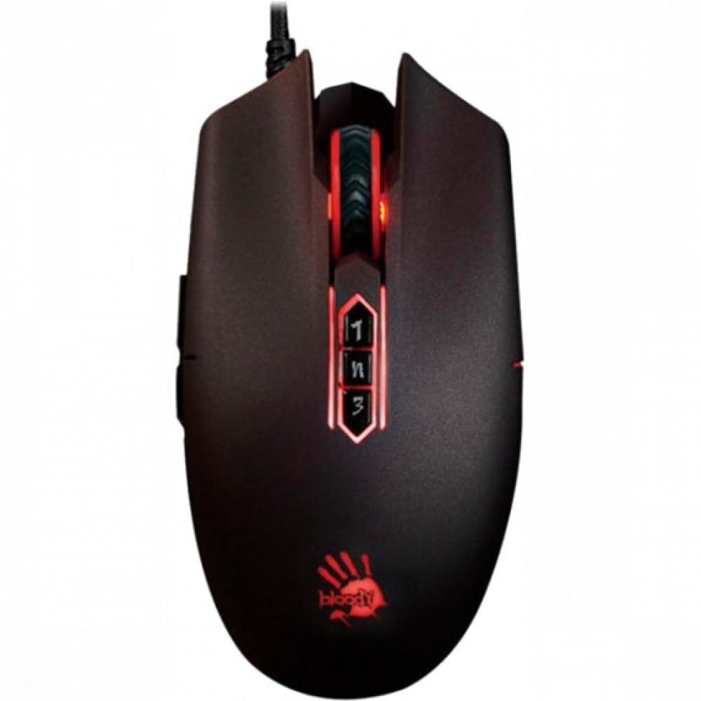 Мышь A4Tech Bloody P80 PRO STONE BLACK ACTIVATED Игровые, Проводная - миниатюра 3
