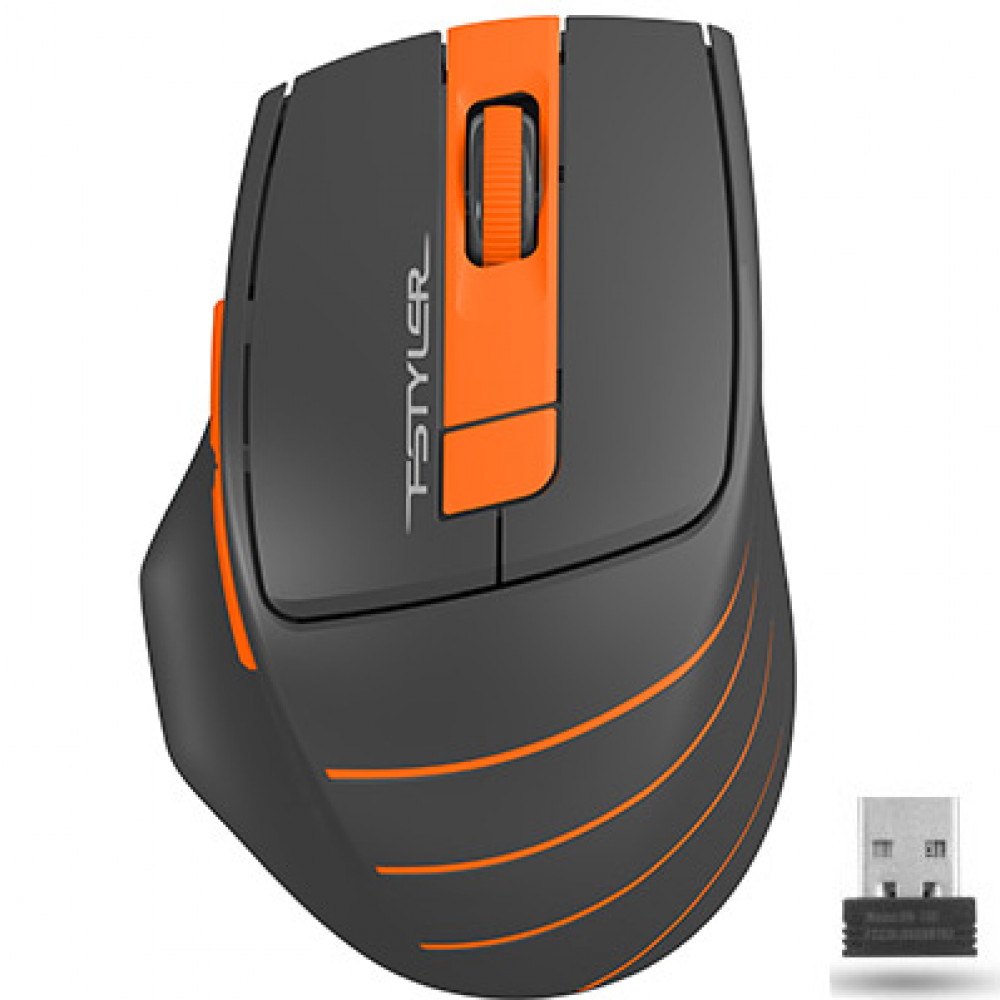 Мышь A4Tech Fstyler FG30/ORANGE Бюджетные, Беспроводная - миниатюра 4