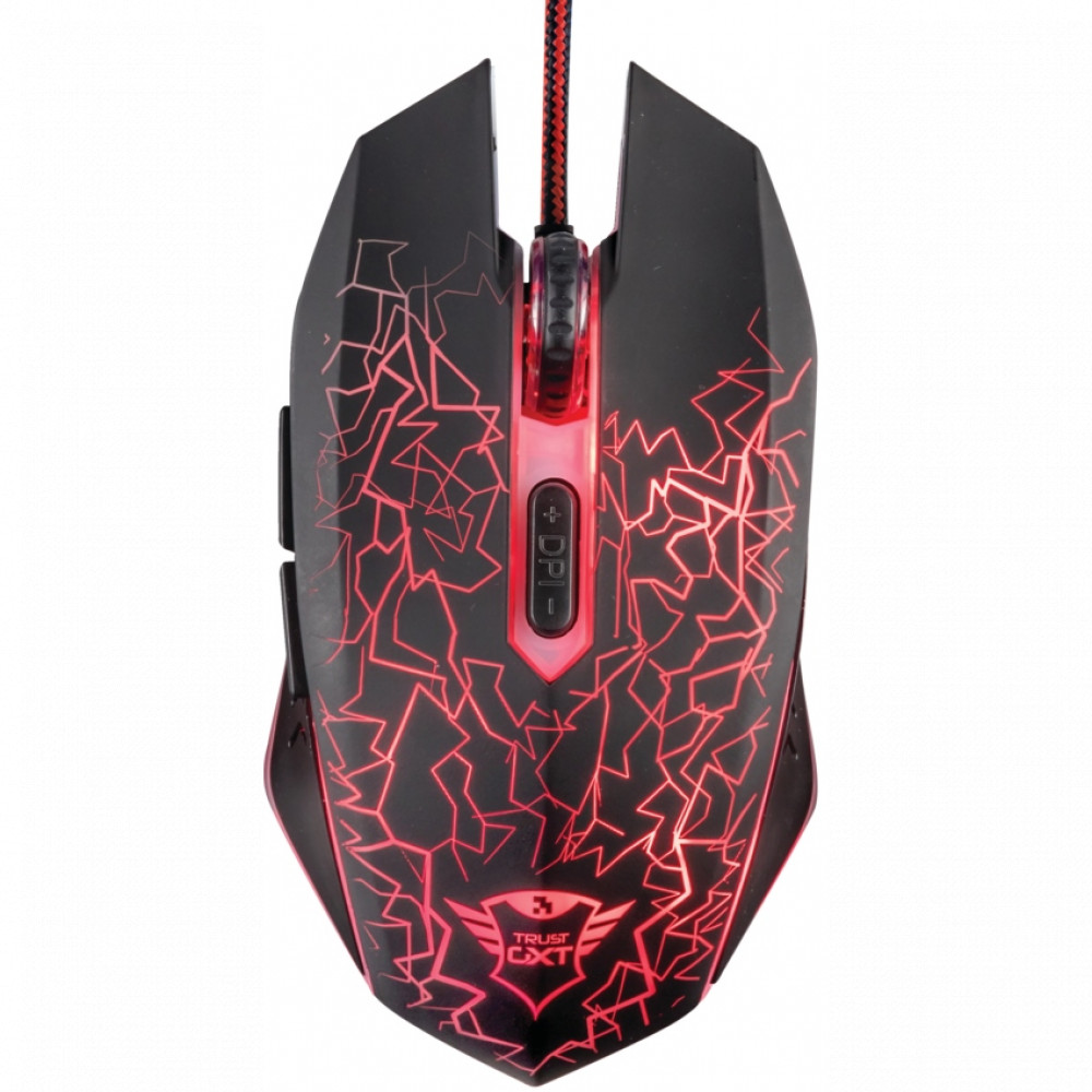 Мышь Trust GXT 105 Izza Illuminated Gaming 21683 Игровые, Проводная - миниатюра 5