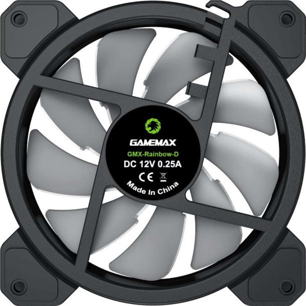 Система охлаждения GameMax FN-12Rainbow-D ARGB FN-12RAINBOW-D ARGB Для системного блока - миниатюра 6