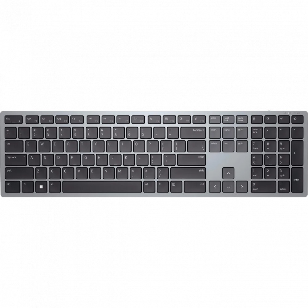 Клавиатура Dell KB700, Silver-Black, USB 580-AKPQ Беспроводная, Bluetooth - миниатюра 2