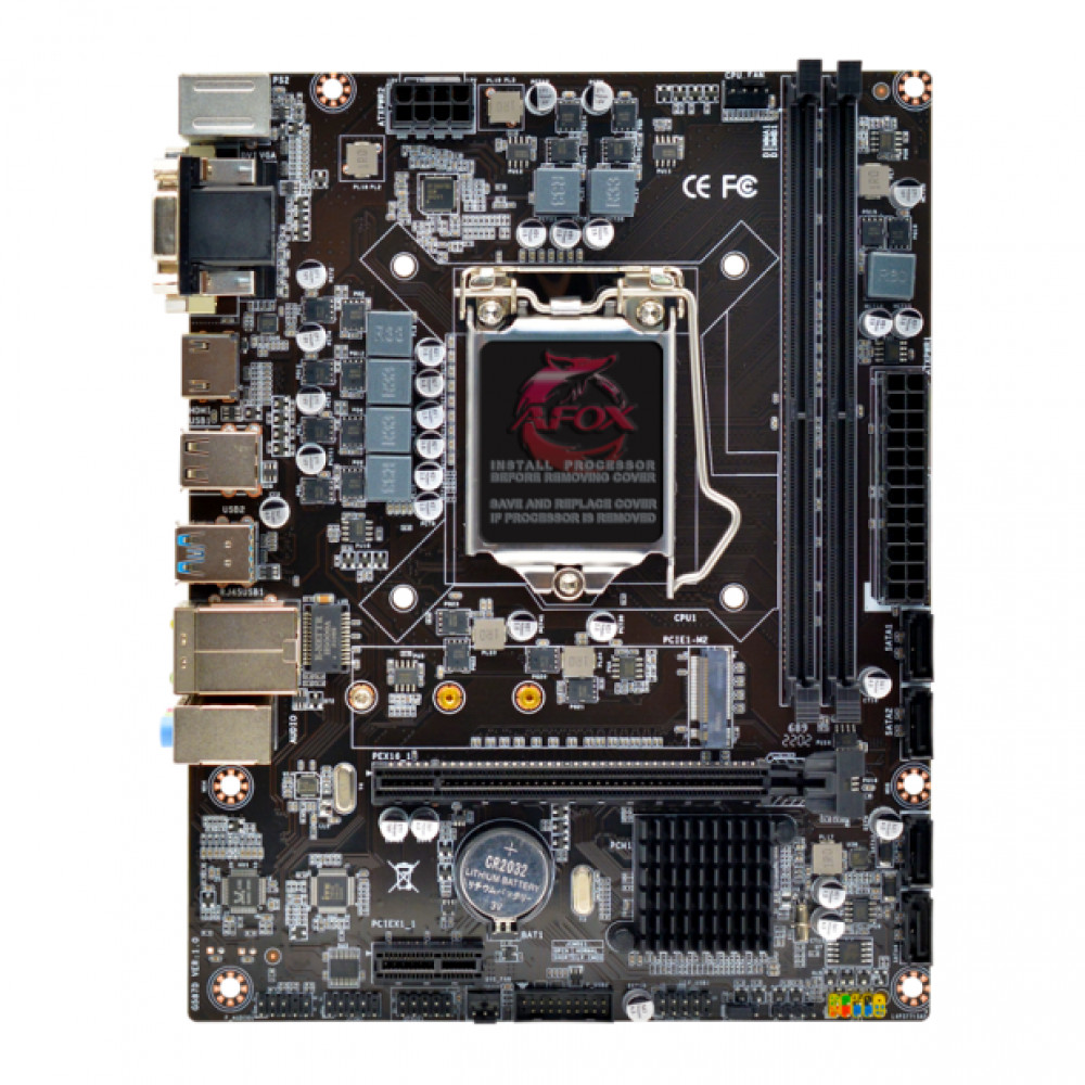 Материнская плата AFOX IH510-MA2-V2 Micro-ATX, LGA 1200 - миниатюра 4