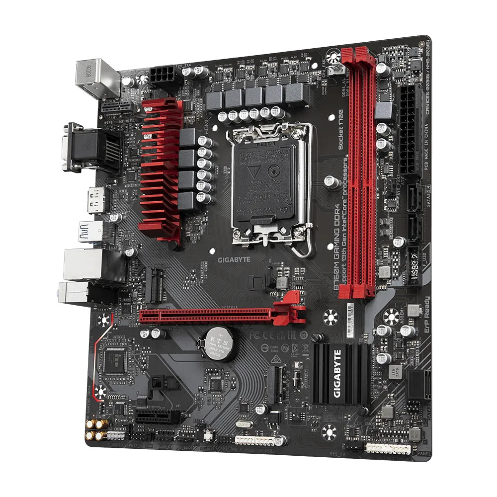 Материнская плата Gigabyte B760M GAMING DDR4 Micro-ATX, LGA 1700 - миниатюра 7