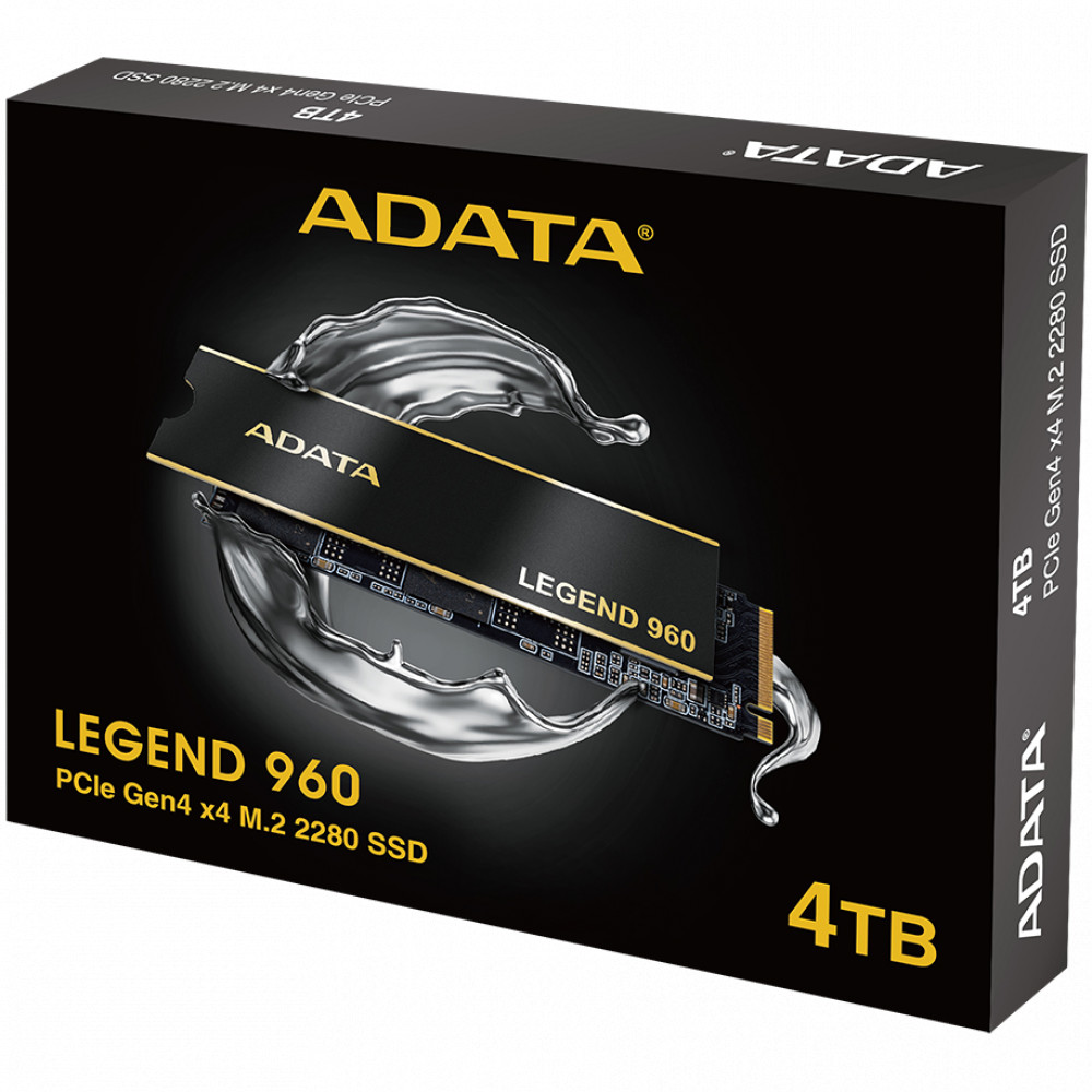 Жесткий диск ADATA SSD LEGEND 960 4000GB M.2 ALEG-960-4TCS SSD (твердотельные), 4 ТБ, M.2, PCIe - миниатюра 14
