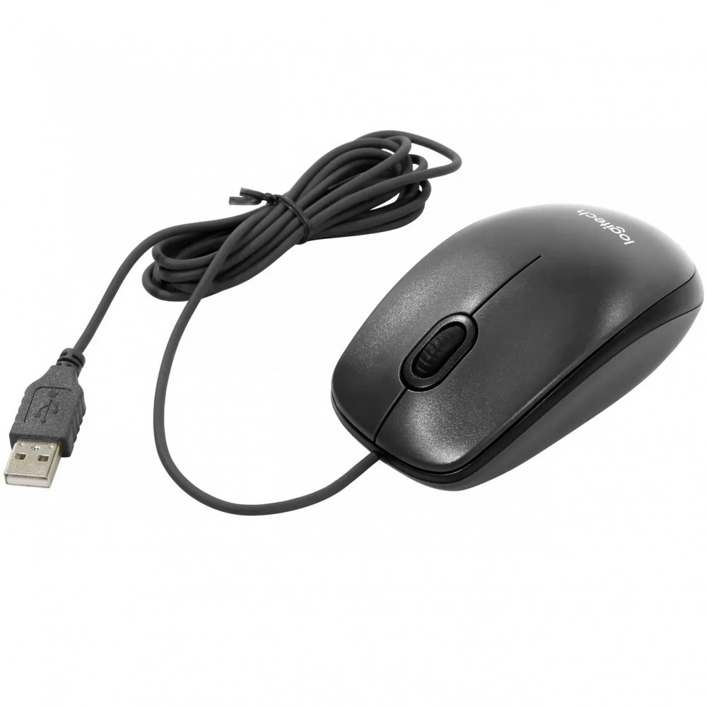 Мышь Logitech M100 Black 910-006652 Бюджетные, Проводная - миниатюра 8