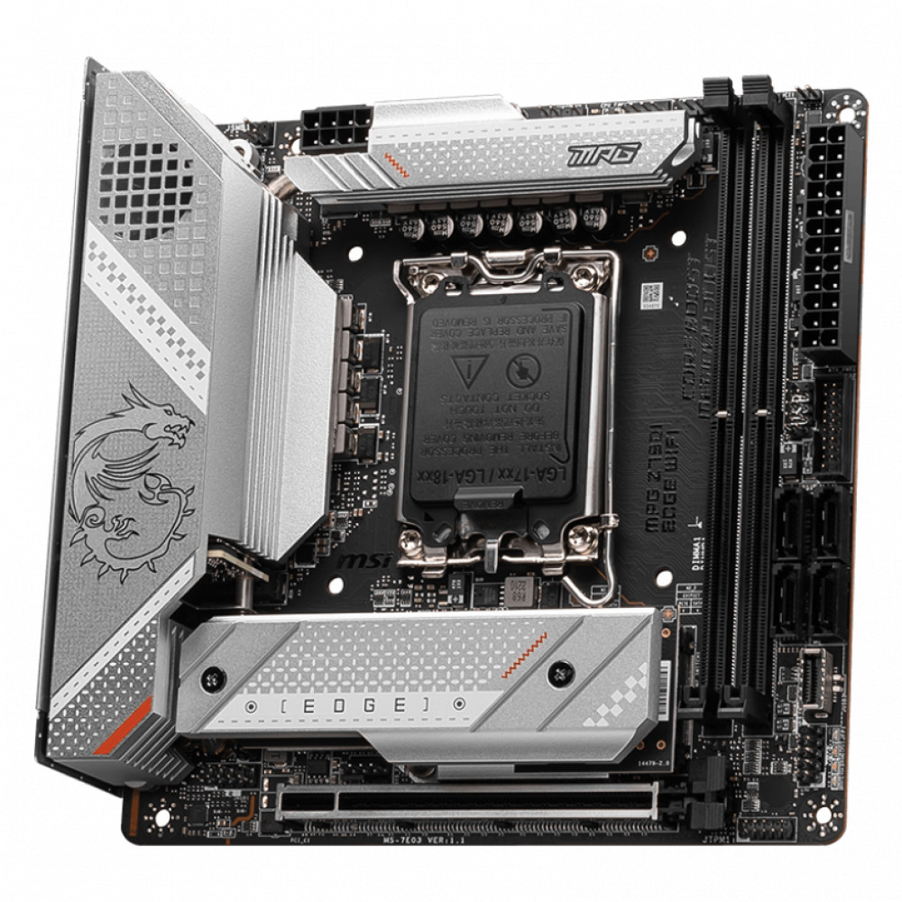 Материнская плата MSI MPG Z790I EDGE WIFI Mini-ITX, LGA 1700 - миниатюра 6