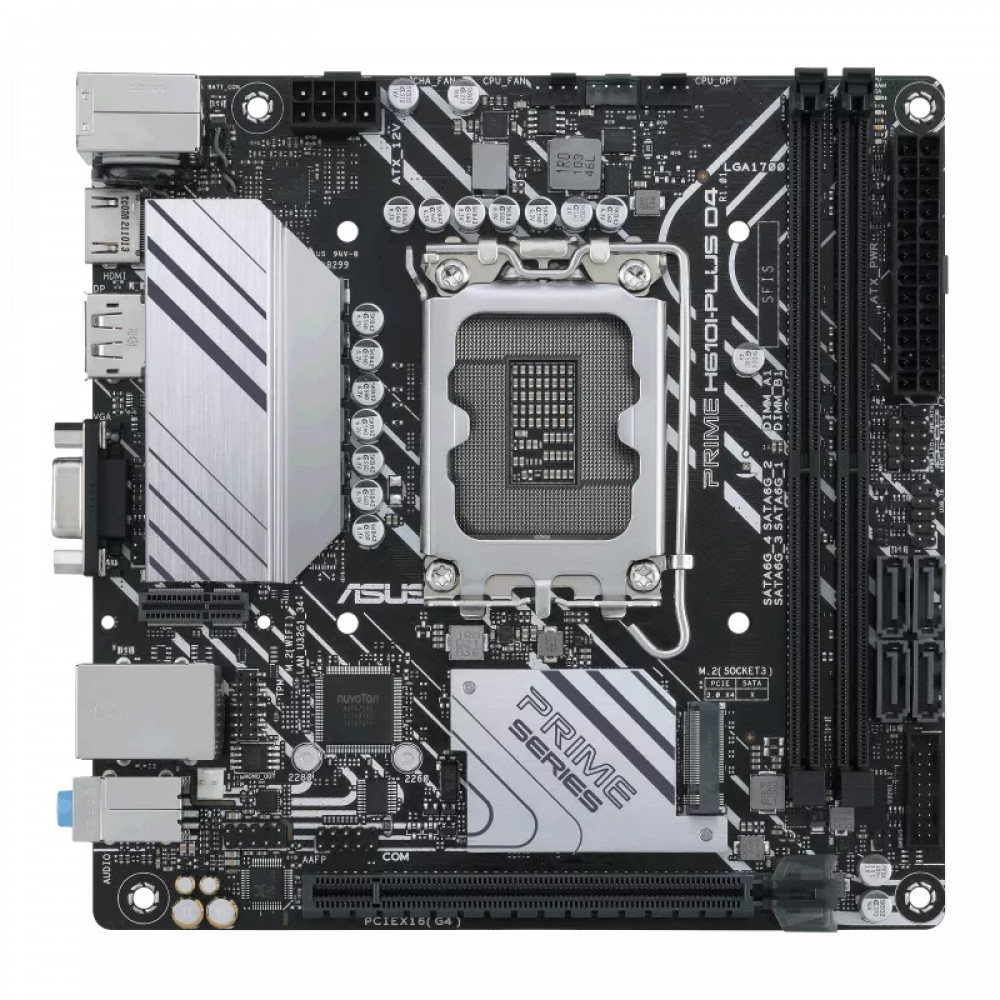 Материнская плата Asus Prime H610I-Plus D4 90MB1B20-M0EAYC Mini-ITX, LGA 1700 - миниатюра 6
