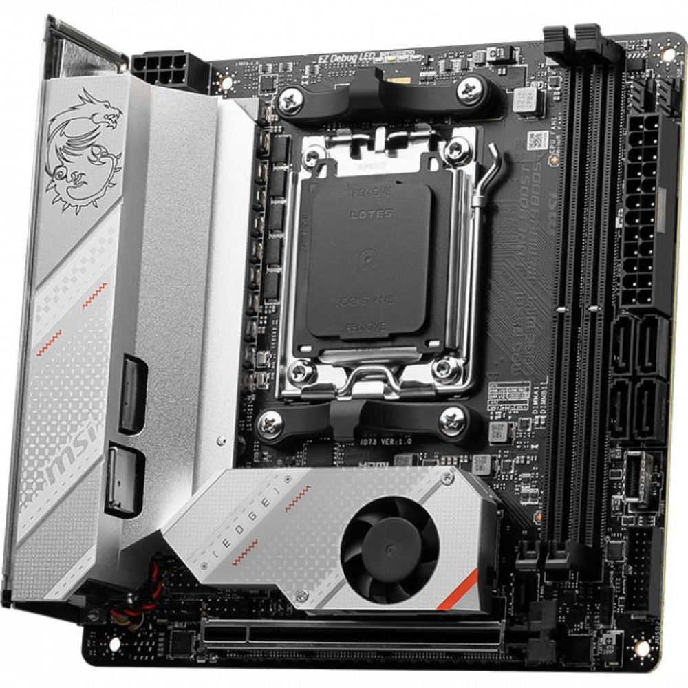 Материнская плата MSI MPG B650I EDGE WIFI Mini-ATX, AMD AM5 - миниатюра 7
