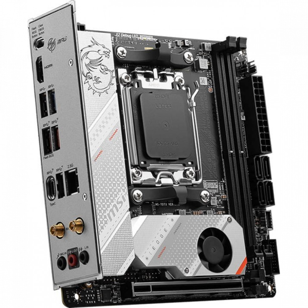 Материнская плата MSI MPG B650I EDGE WIFI Mini-ATX, AMD AM5 - миниатюра 5