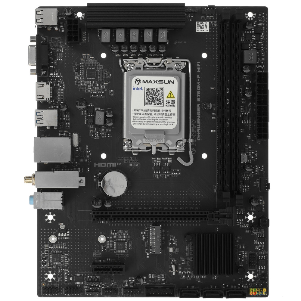 Материнская плата Maxsun MS-Challenger B760M-F WIFI Micro-ATX, LGA 1700 - миниатюра 5
