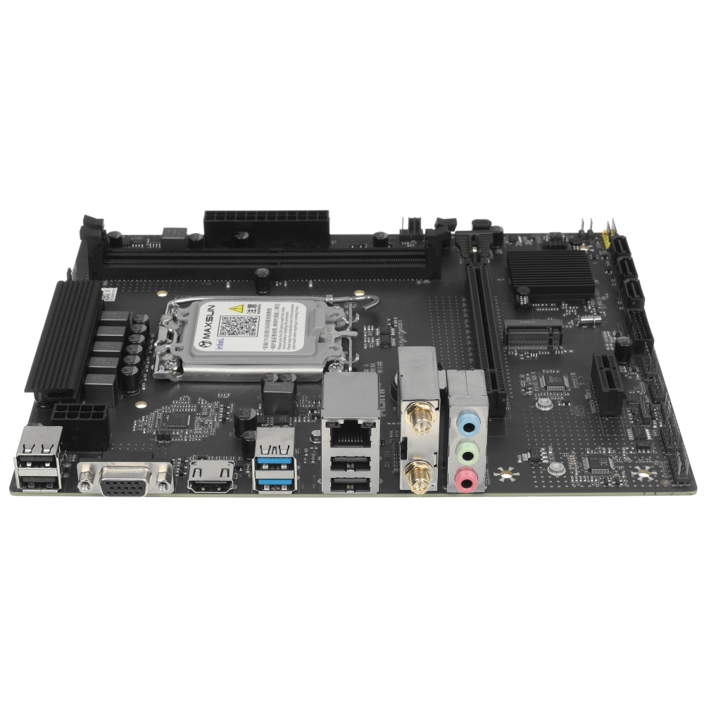 Материнская плата Maxsun MS-Challenger B760M-F WIFI Micro-ATX, LGA 1700 - миниатюра 7
