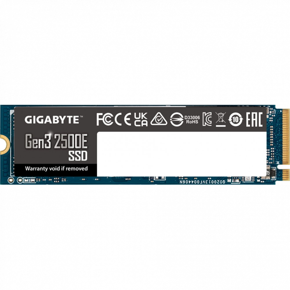 Жесткий диск Gigabyte Gen3 2500E G325E500G SSD (твердотельные), 500 ГБ, M.2, PCIe - миниатюра 7