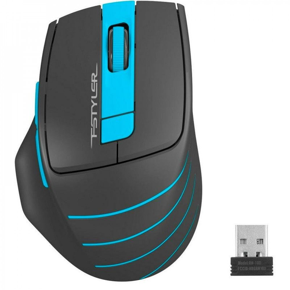 Мышь A4Tech FG30 BLUE FG30/BLUE Бюджетные, Беспроводная - миниатюра 6