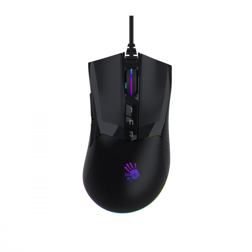 Мышь A4Tech W90 MAX/STONE BLACK ACTIVATED Игровые, Проводная - миниатюра 4