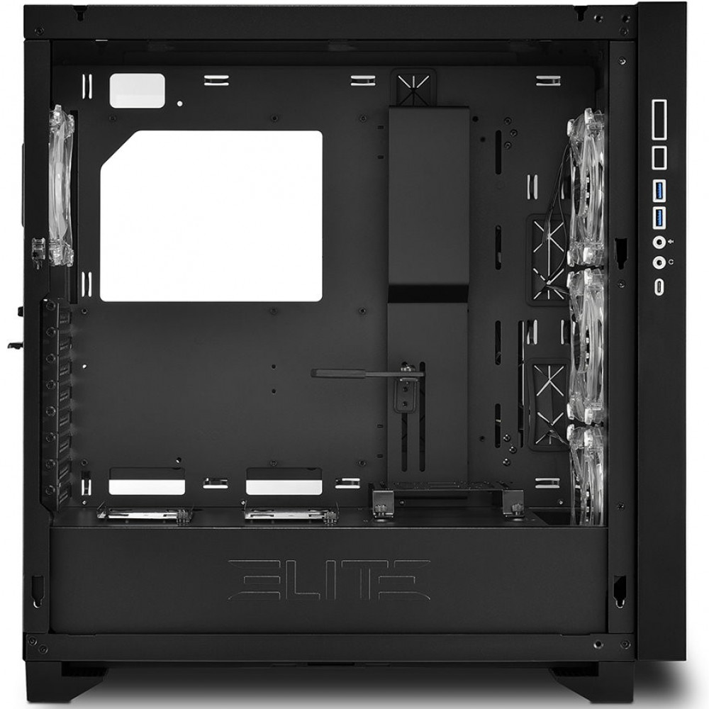 Корпус Sharkoon ELITE SHARK CA300T BLACK ELITE SHARK CA300T Bk Full-Tower - миниатюра 13