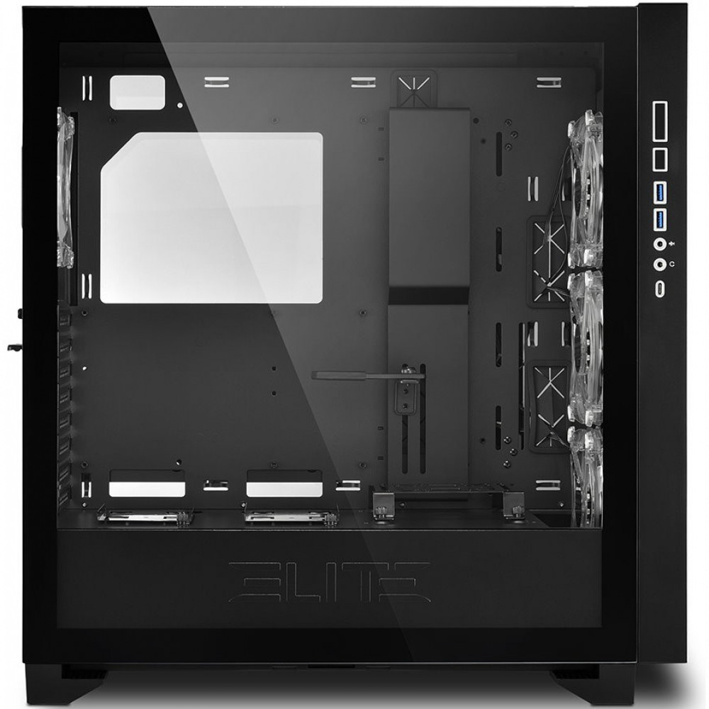 Корпус Sharkoon ELITE SHARK CA300T BLACK ELITE SHARK CA300T Bk Full-Tower - миниатюра 12
