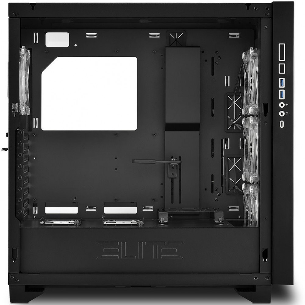 Корпус Sharkoon ELITE SHARK CA300H BLACK ELITE SHARK CA300H Bk Full-Tower - миниатюра 13