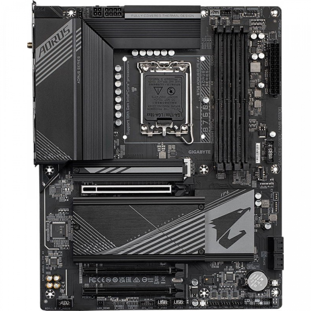 Материнская плата Gigabyte B760 AORUS ELITE AX ATX, LGA 1700 - миниатюра 8