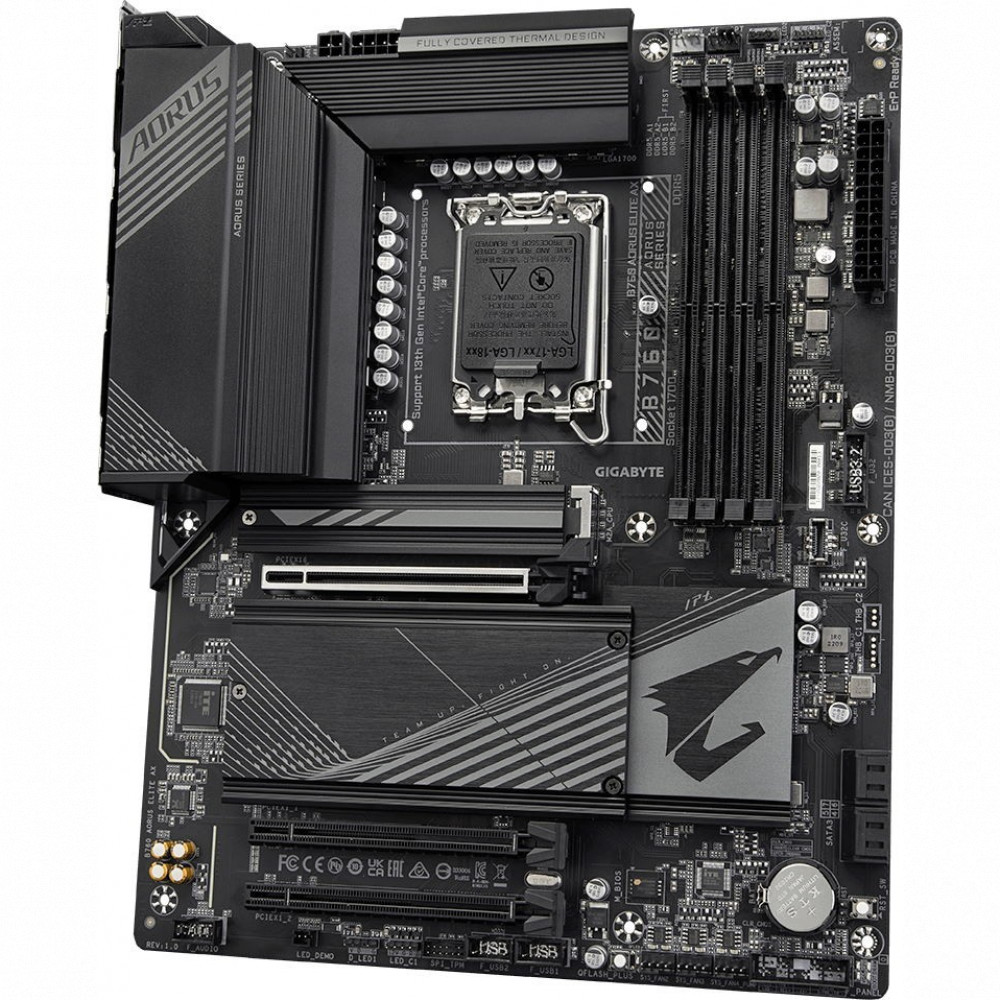 Материнская плата Gigabyte B760 AORUS ELITE AX ATX, LGA 1700 - миниатюра 9