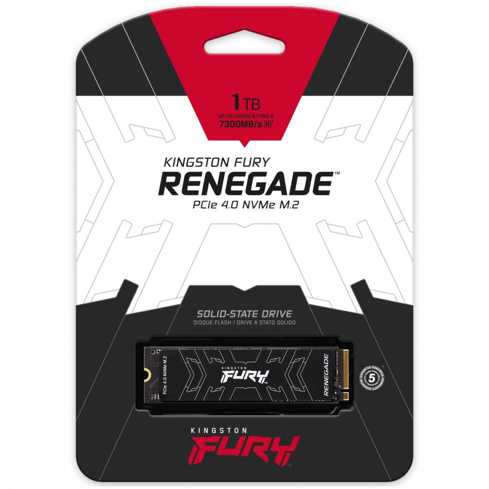 Жесткий диск Kingston Fury Renegade SFYRSK/1000G SSD (твердотельные), 1 ТБ, M.2, PCIe - миниатюра 6