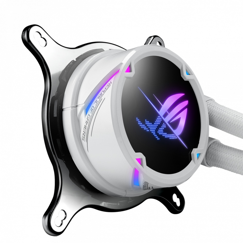 Система охлаждения Asus ROG STRIX LC II 240 ARGB White Edition 90RC00E2-M0UAY0 Для процессора - миниатюра 9