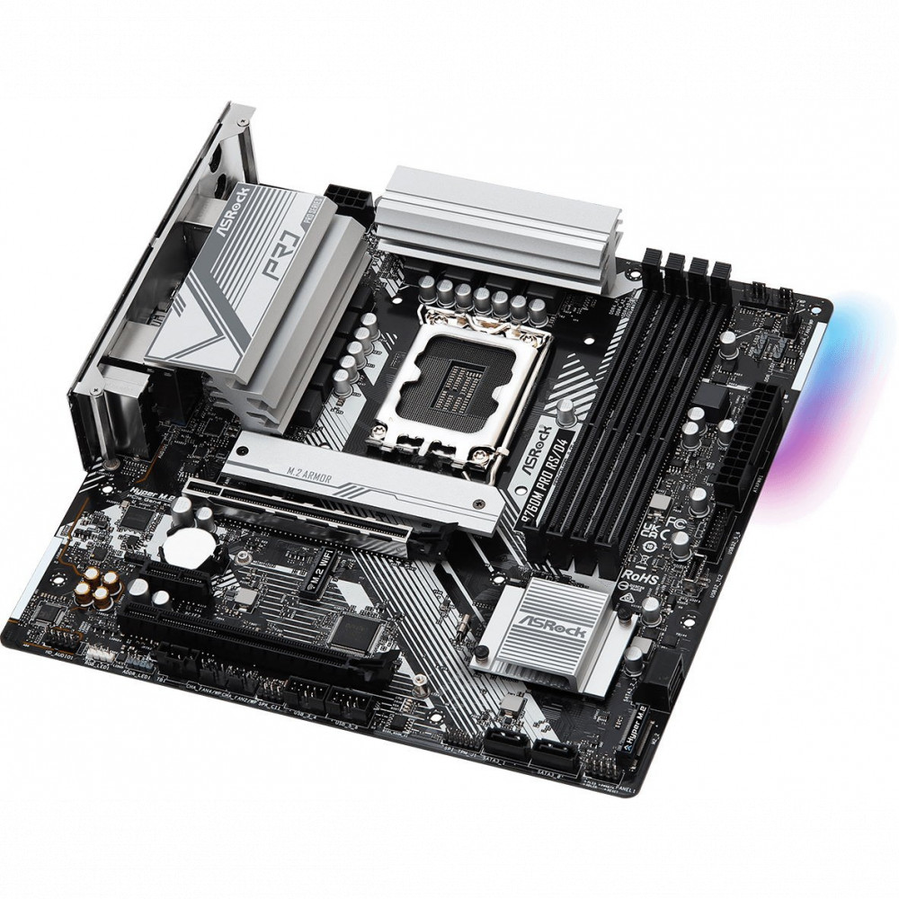 Материнская плата ASRock B760M PRO RS/D4 Micro-ATX, LGA 1700 - миниатюра 7