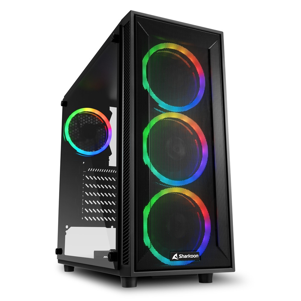 Корпус Sharkoon TG4M RGB Mid-Tower - миниатюра 8