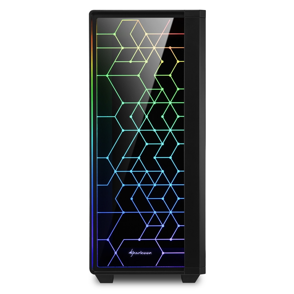 Корпус Sharkoon RGB LIT100 Mid-Tower - миниатюра 9