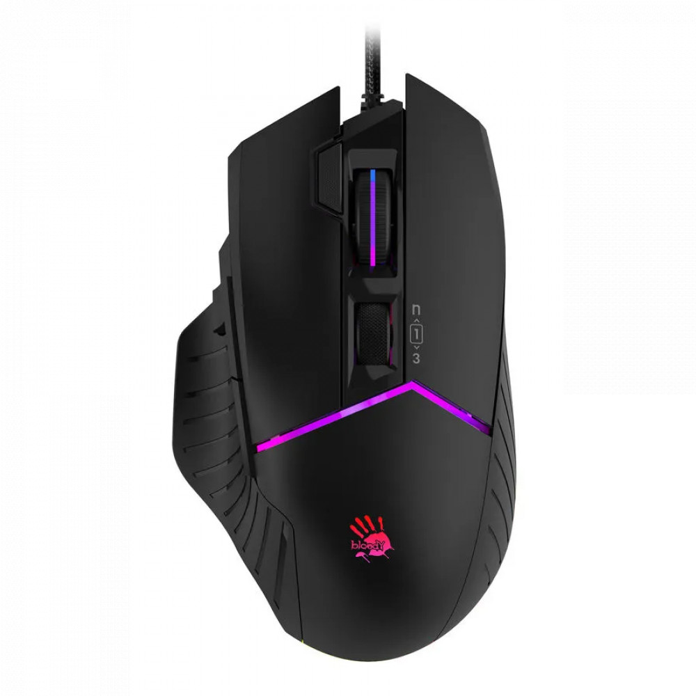 Мышь A4Tech W95 MAX STONE BLACK Игровые, Проводная - миниатюра 5