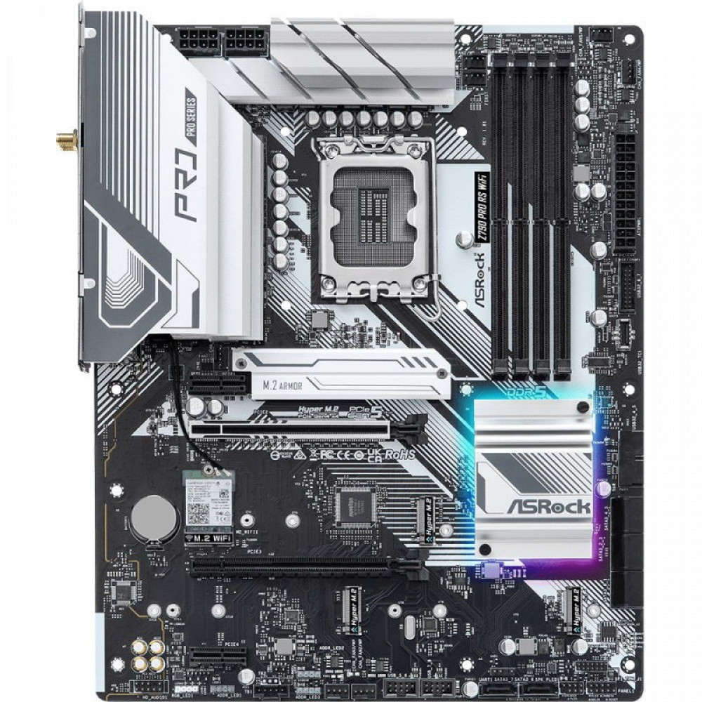 Материнская плата ASRock Z790 PRO RS WIFI ATX, LGA 1700 - миниатюра 9