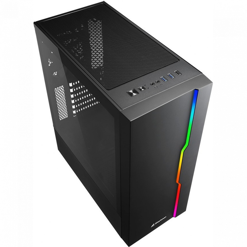 Корпус Sharkoon RGB SLIDER BLACK RGB SLIDER bk Mid-Tower - миниатюра 11