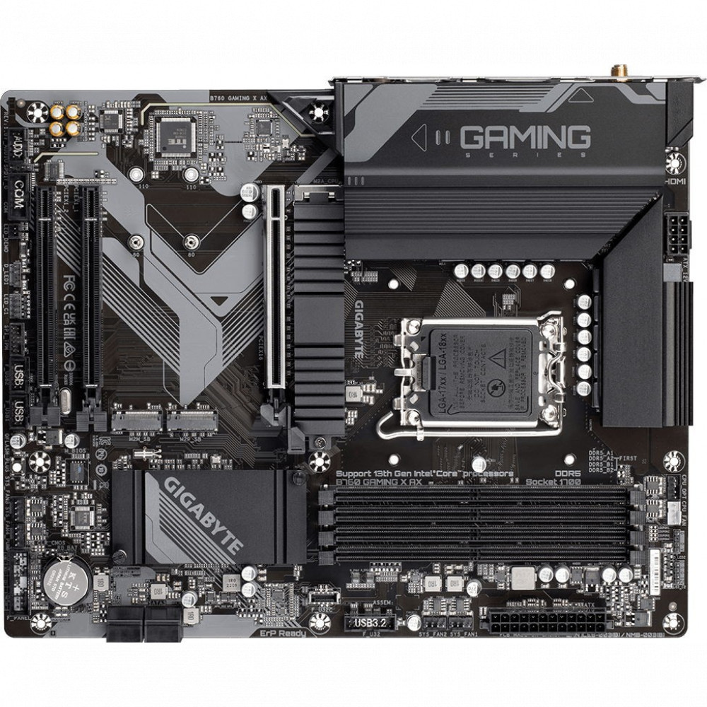 Материнская плата Gigabyte B760 GAMING X AX ATX, LGA 1700 - миниатюра 10