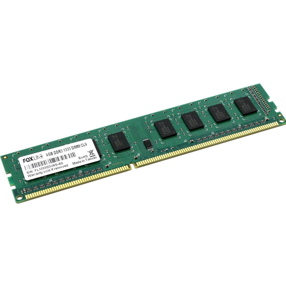 ОЗУ Foxline DIMM 4GB 1600 DDR3 FL1600D3U11SL-4G DIMM, DDR3, 4 Гб, 1600 МГц - миниатюра 2