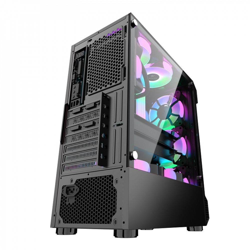 Корпус Wintek FLAME-V2 D537-B TG Mid-Tower - миниатюра 9