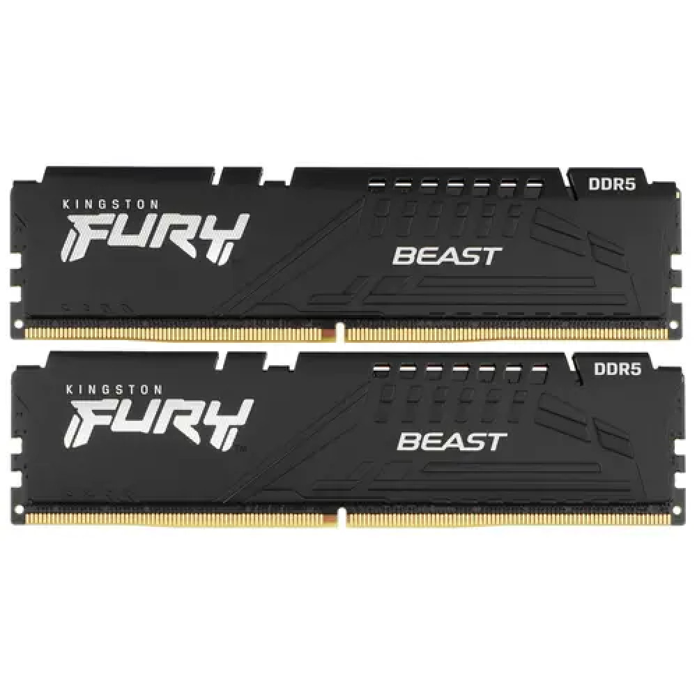 ОЗУ Kingston FURY Beast Black KF560C36BBEK2-16 DIMM, DDR5, 16 Гб (2 х 8 Гб), 6000 МГц - миниатюра 4