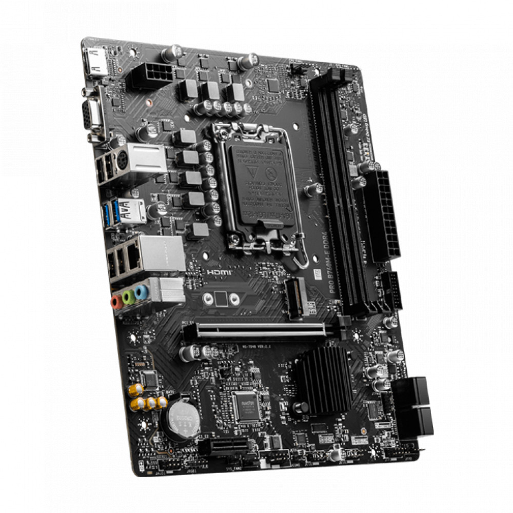 Материнская плата MSI PRO B760M-E DDR4 Micro-ATX, LGA 1700 - миниатюра 7