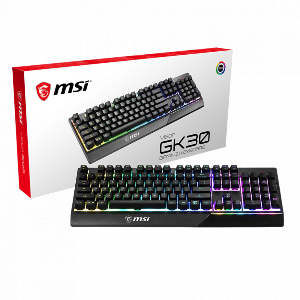 Клавиатура MSI Vigor GK30 RU Проводная, USB - миниатюра 8