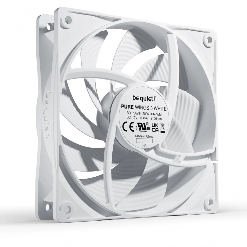 Система охлаждения be quiet! Pure Wings 3 120mm PWM high-speed White BL111 Для системного блока - миниатюра 4