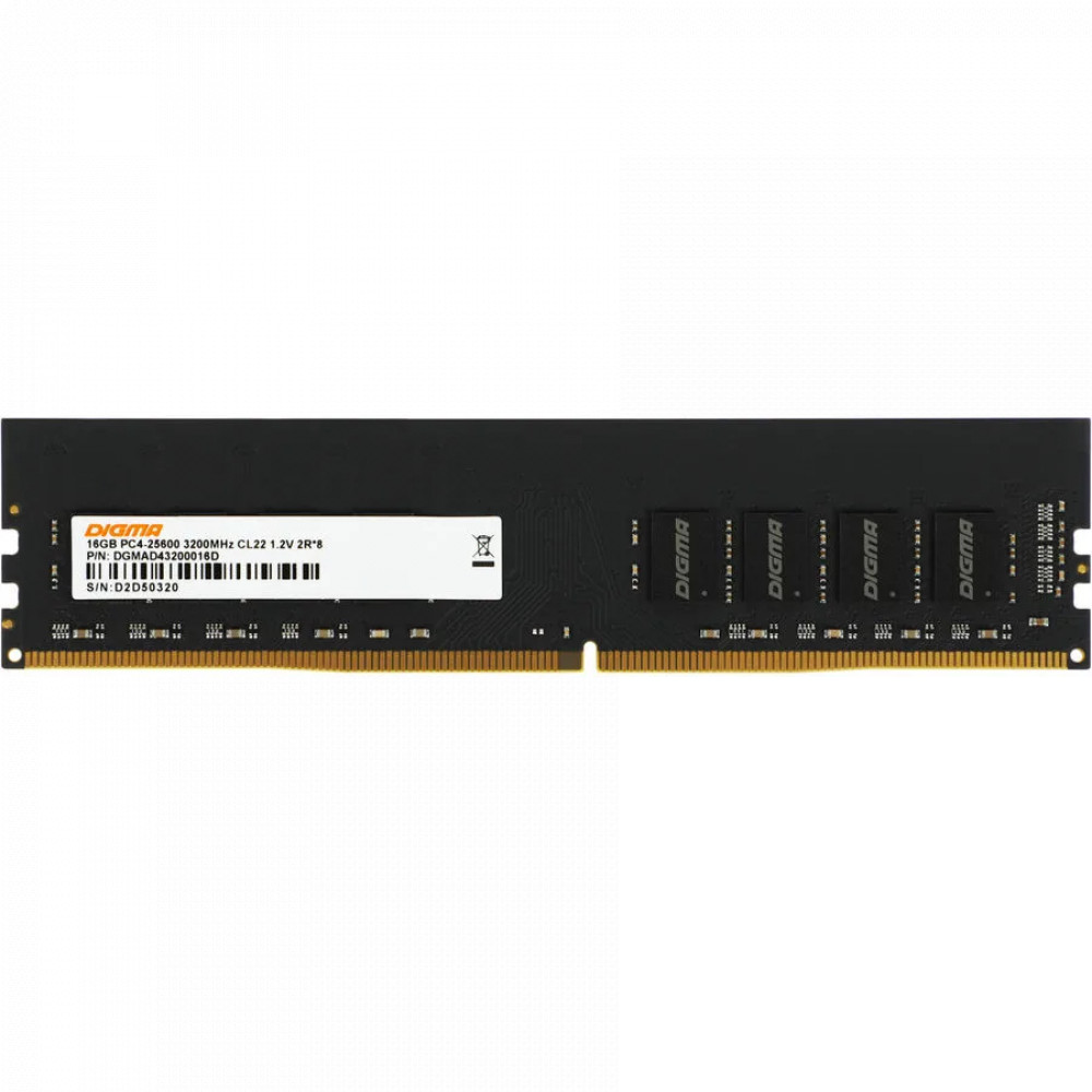 ОЗУ Digma DGMAD43200016D DIMM, DDR4, 16 Гб, 3200 МГц - миниатюра 3