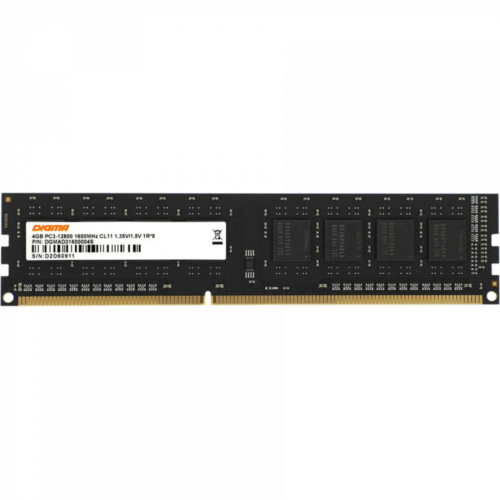 ОЗУ Digma DGMAD31600004S DIMM, DDR3, 4 Гб, 1600 МГц - миниатюра 3