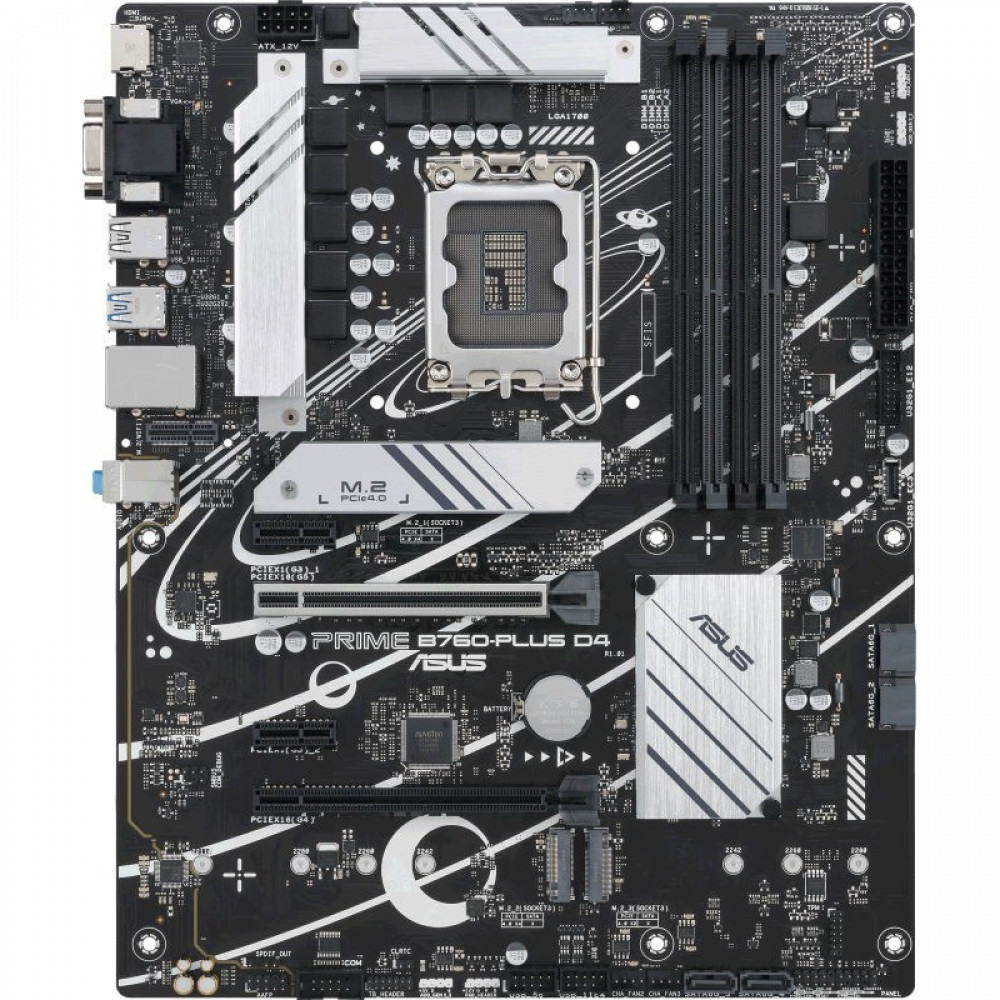 Материнская плата Asus Prime B760-Plus D4 90MB1CW0-M0EAY0 ATX, LGA 1700 - миниатюра 6