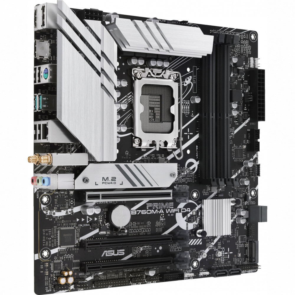 Материнская плата Asus Prime B760M-A WIFI D4 90MB1CX0-M0EAY0 Micro-ATX, LGA 1700 - миниатюра 10
