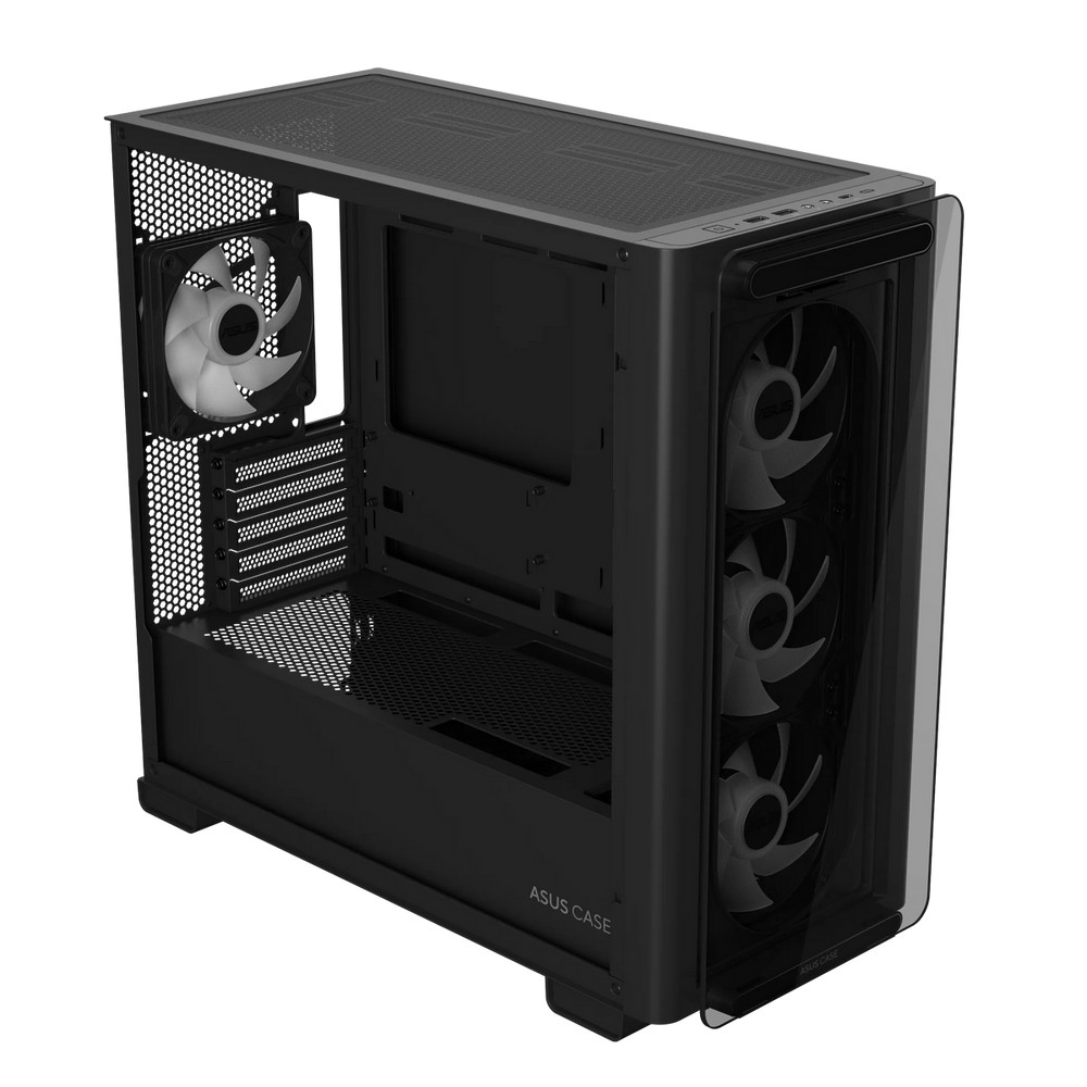 Корпус Asus A23 PLUS TG ARGB BLACK Mini-Tower - миниатюра 14